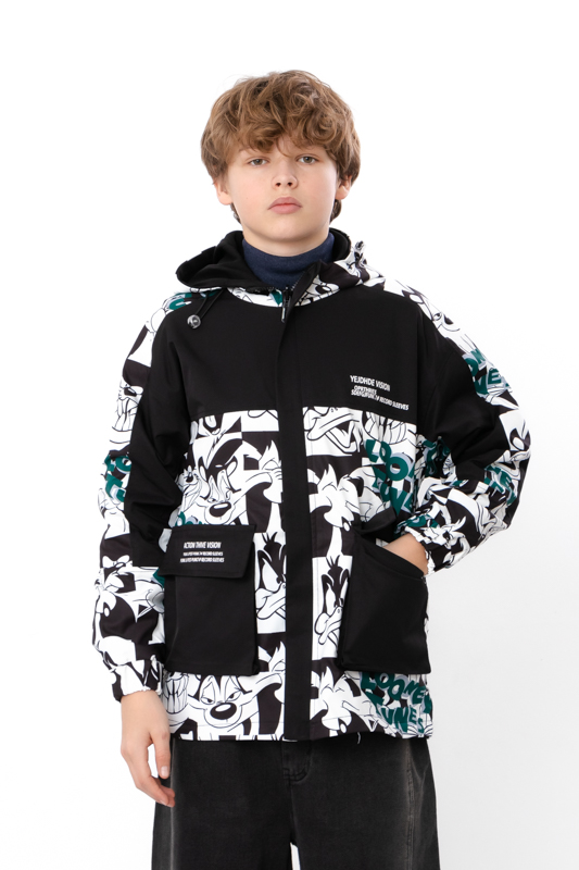 Вітровка для хлопчика двостороння